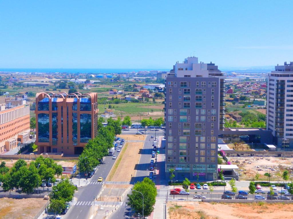 Oceanografico Apartments บาเลนเซีย ภายนอก รูปภาพ